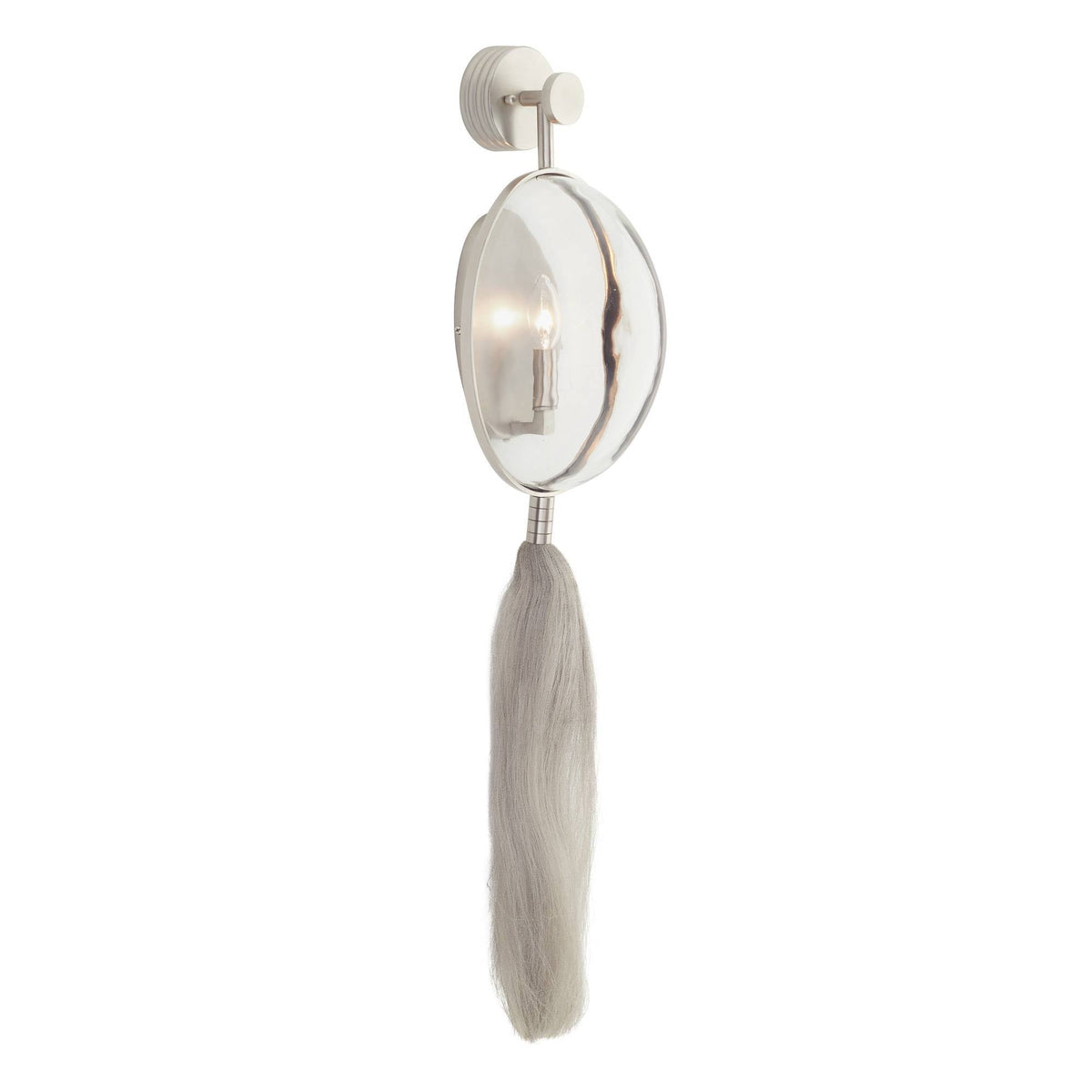 Signature Aramis Wall Sconce – Silver — view 1