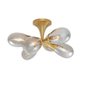 Sculptural Giselle Flush Mount — view 1