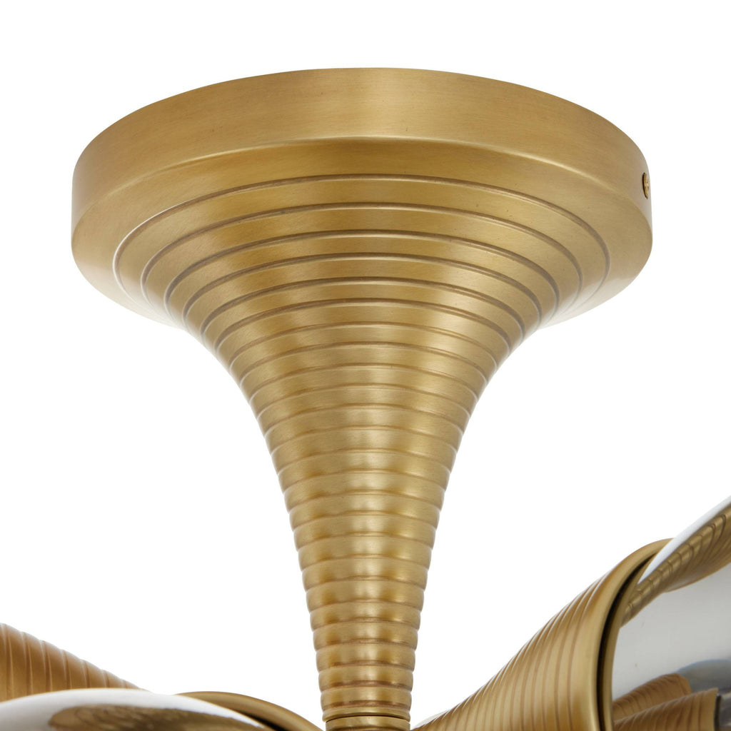 Sculptural Giselle Flush Mount — view 11