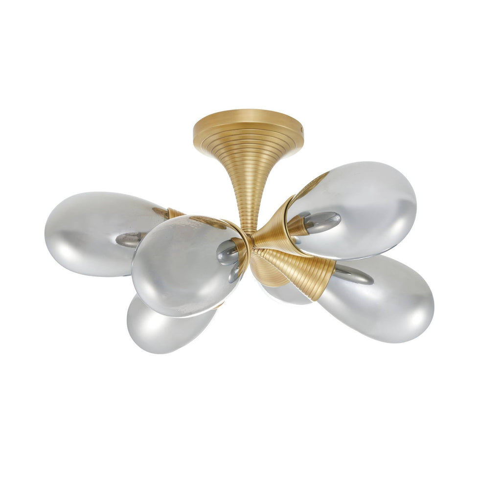 Sculptural Giselle Flush Mount — view 4