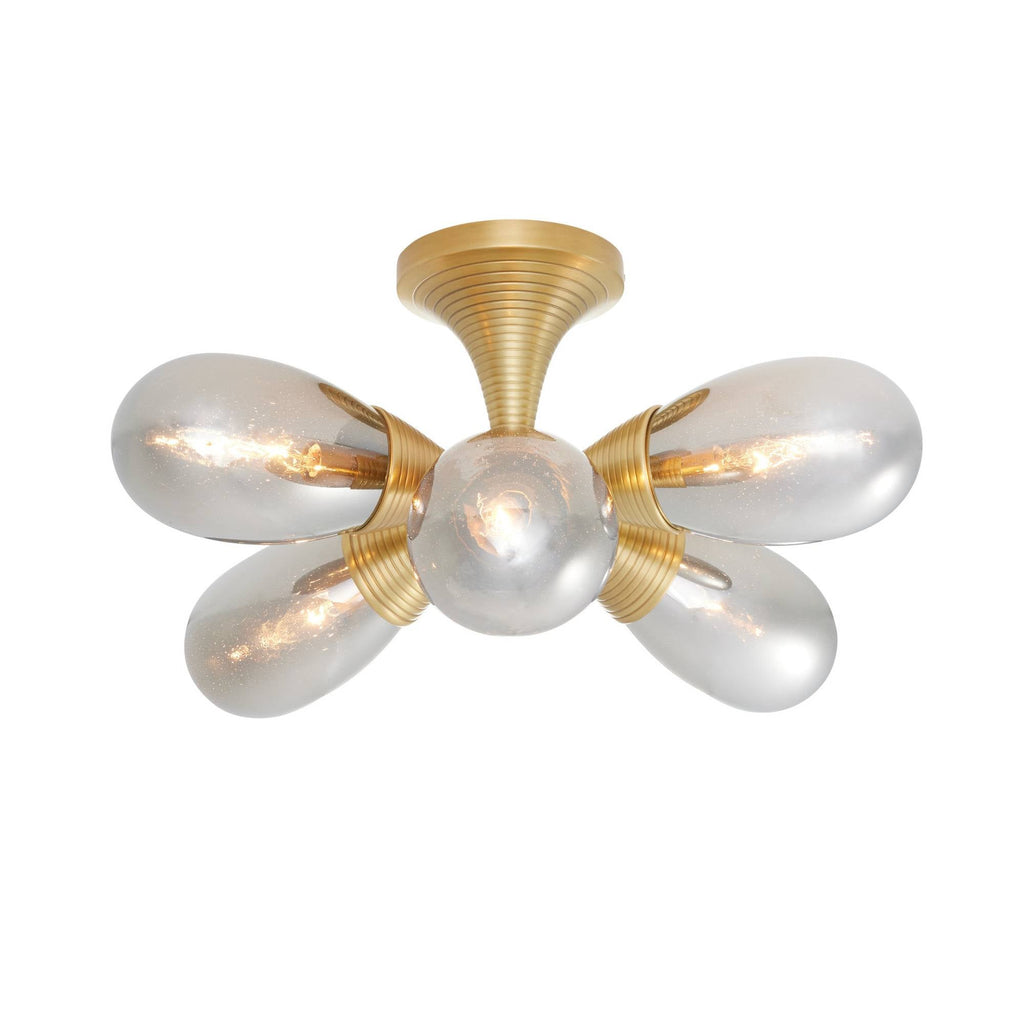 Sculptural Giselle Flush Mount — view 5