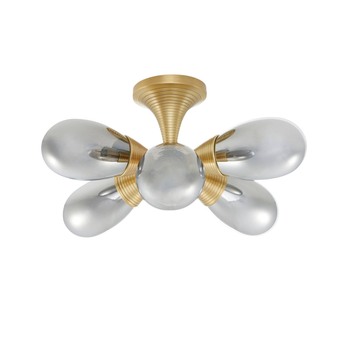 Sculptural Giselle Flush Mount — view 6