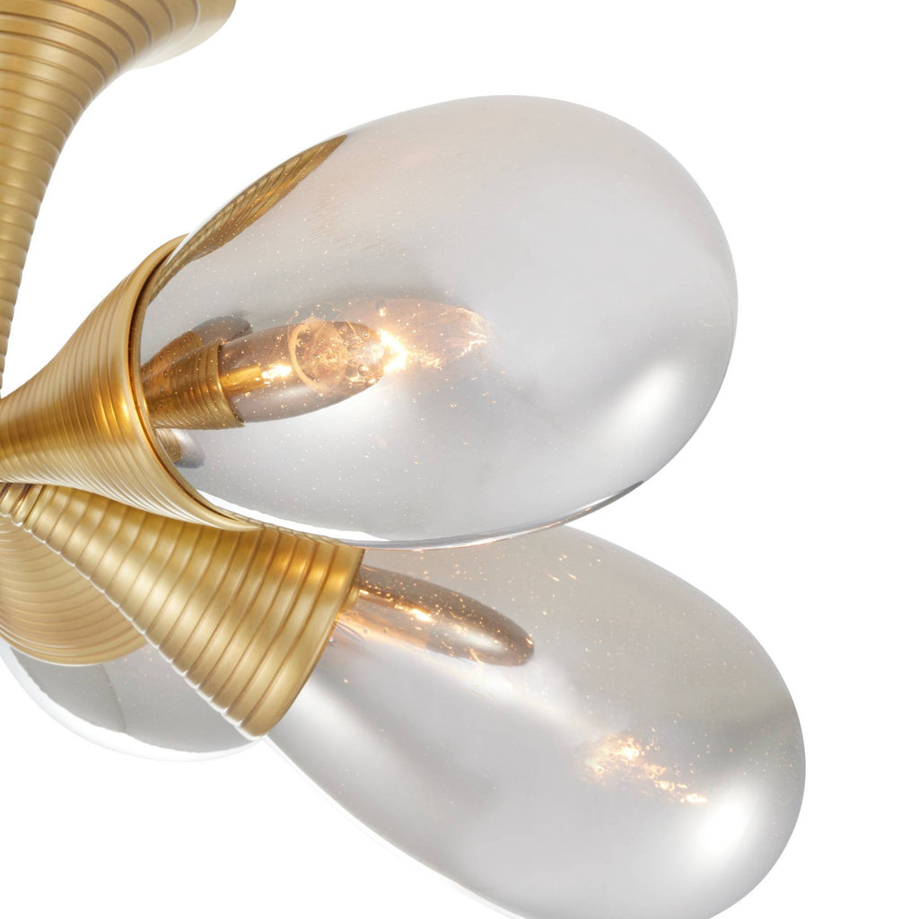 Sculptural Giselle Flush Mount — view 7