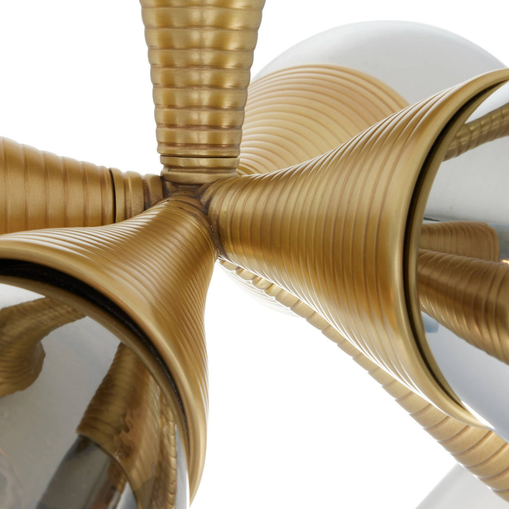 Sculptural Giselle Flush Mount — view 8