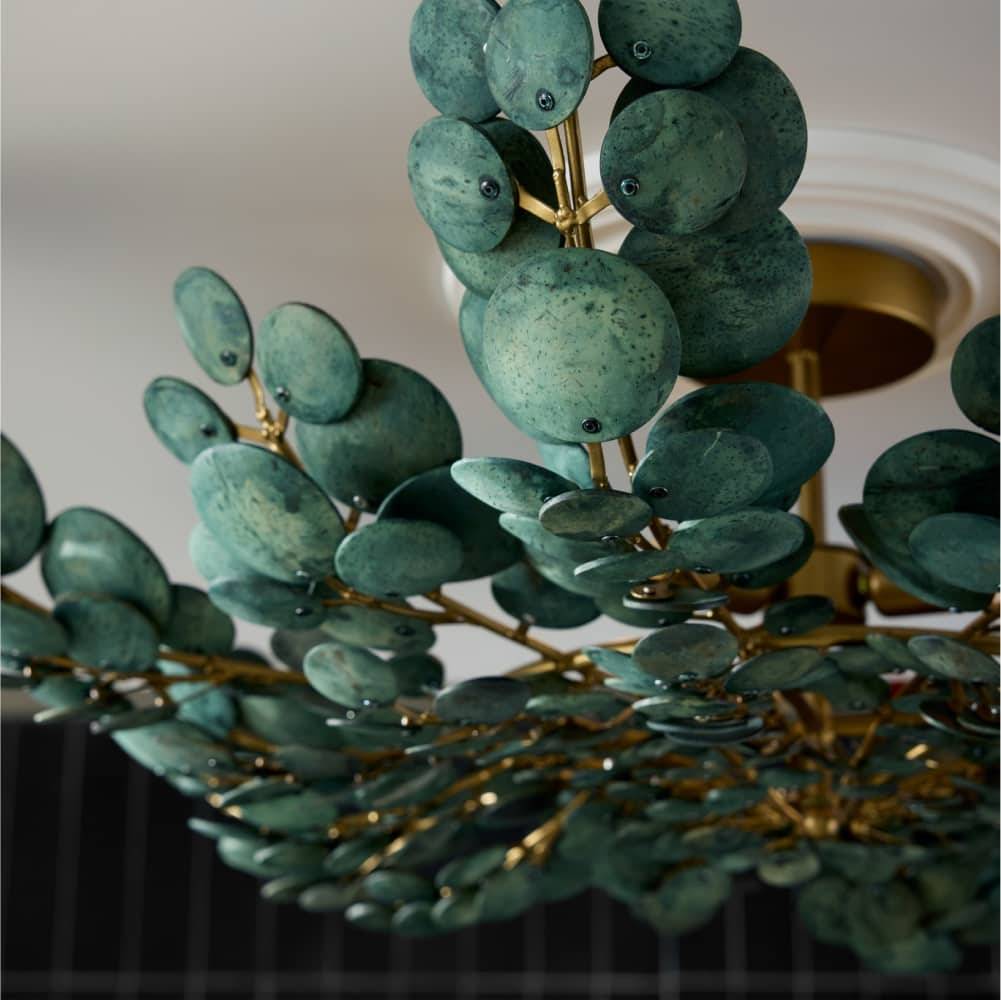 Heritage Bilal Flush Mount – Blue — view 3