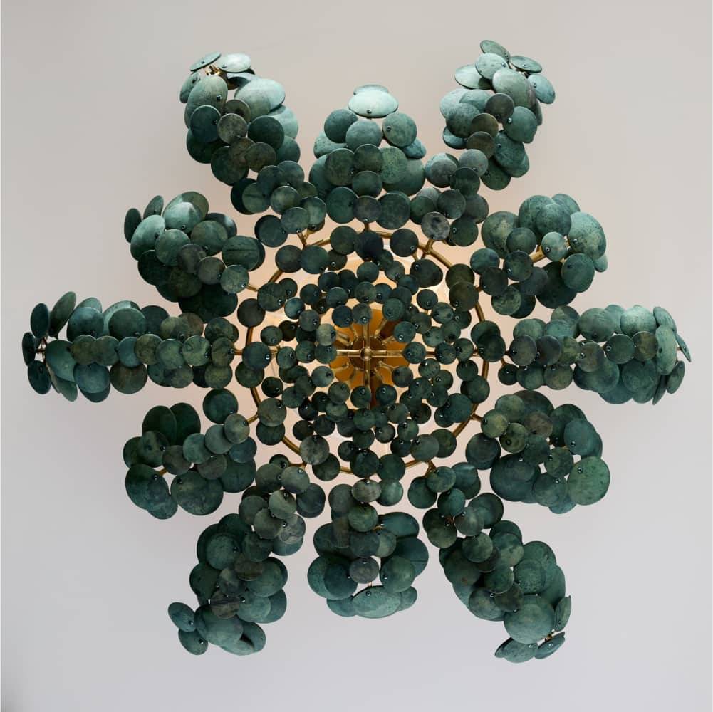 Heritage Bilal Flush Mount – Blue — view 4