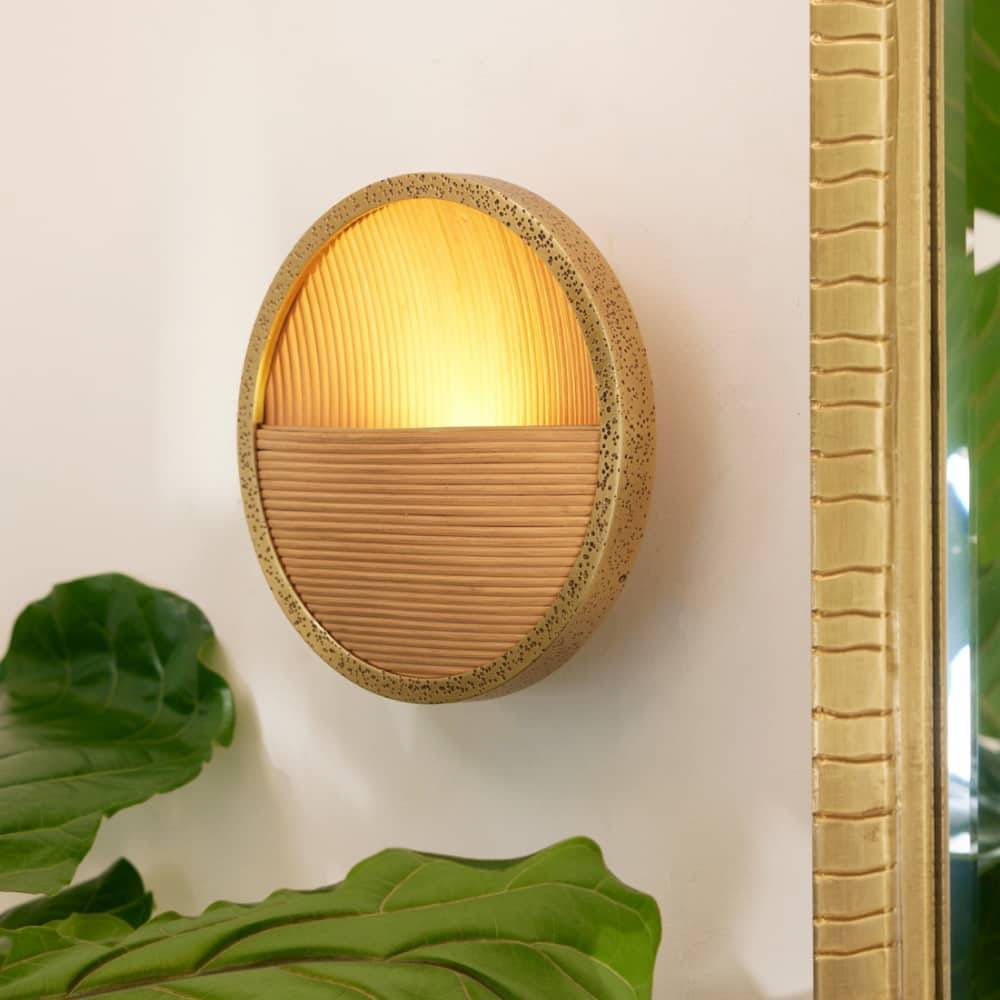 Sculptural Garland Wall Sconce — view 2