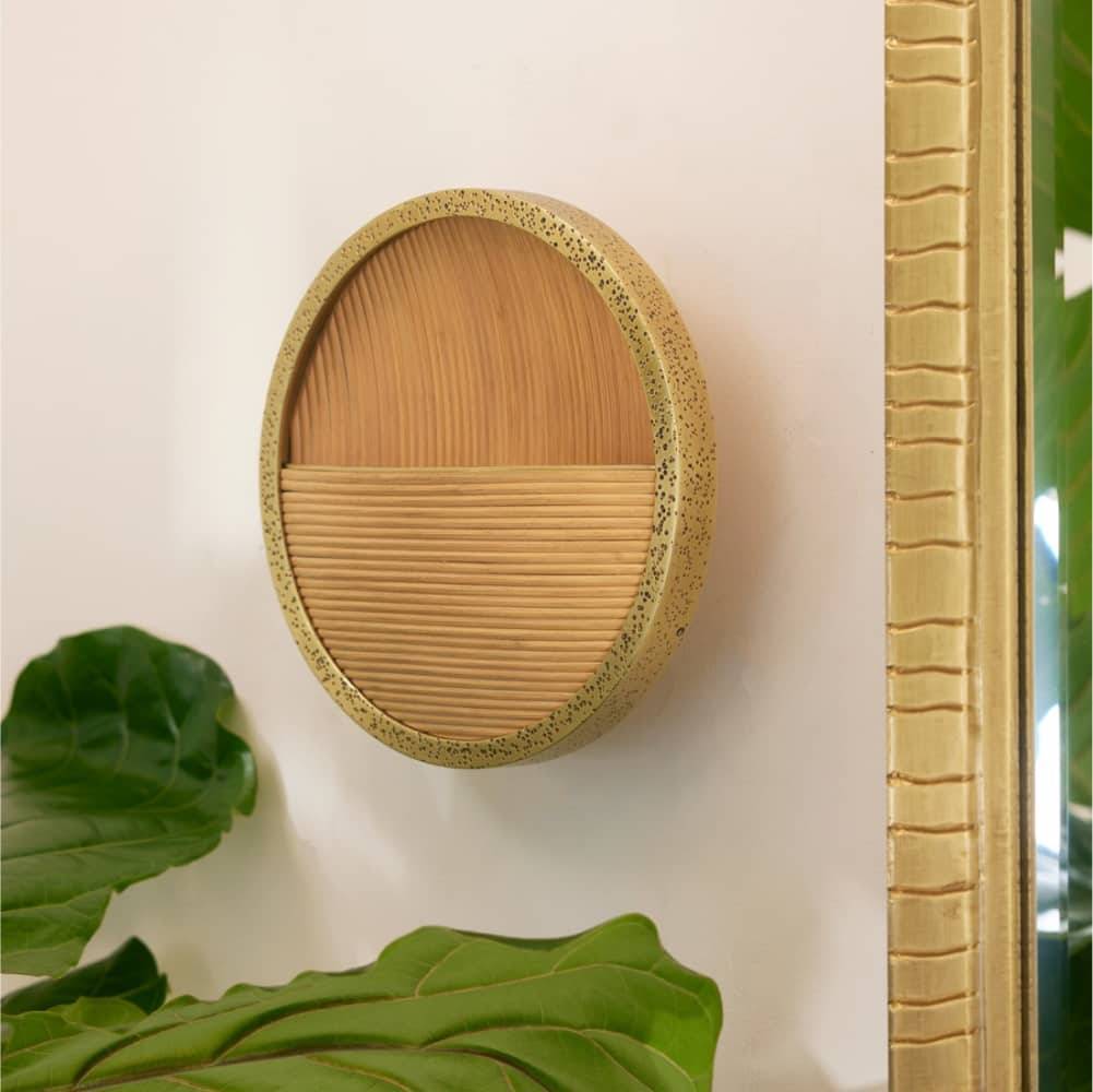 Sculptural Garland Wall Sconce — view 3