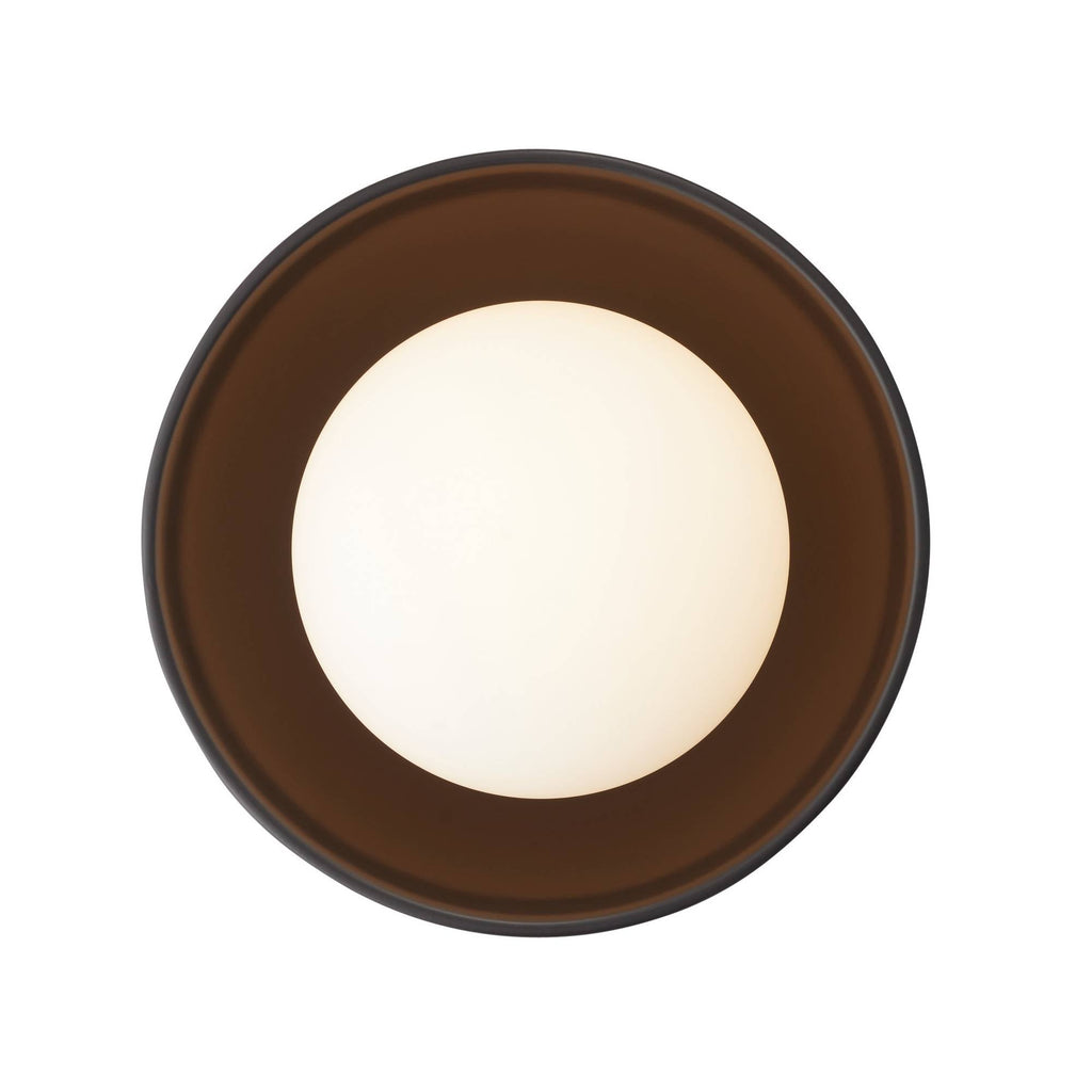 Signature Glaze Small Flush Mount – Black — view 9