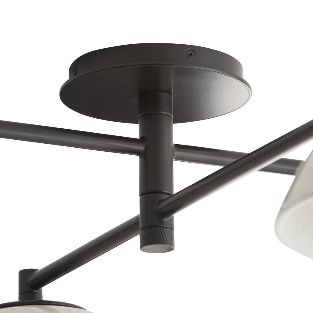 Signature Glaze Multipoint Flush Mount — view 6