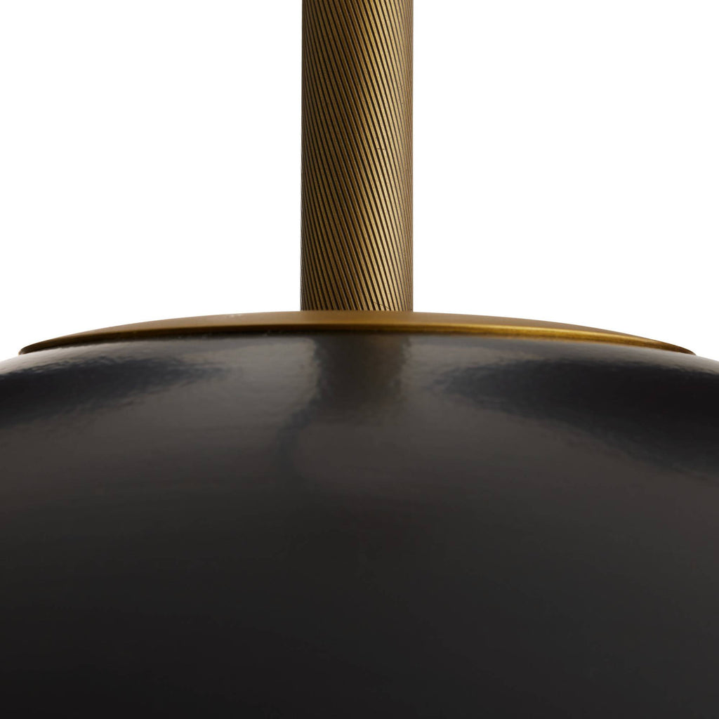 Signature Glaze Pendant – Black — view 7