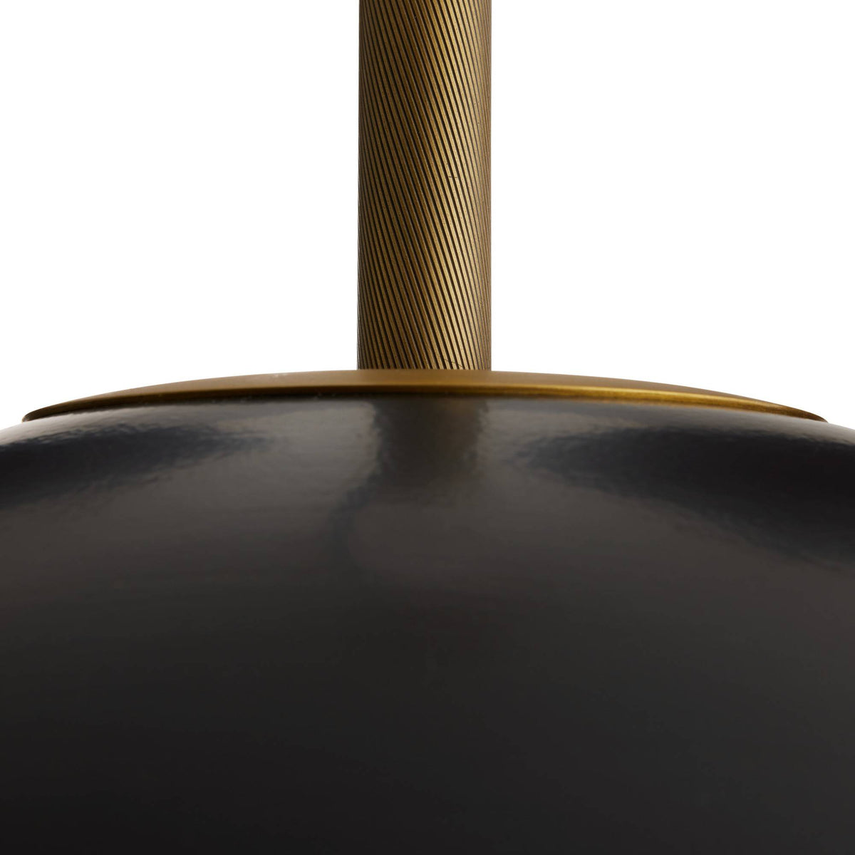 Signature Glaze Pendant – Black — view 7