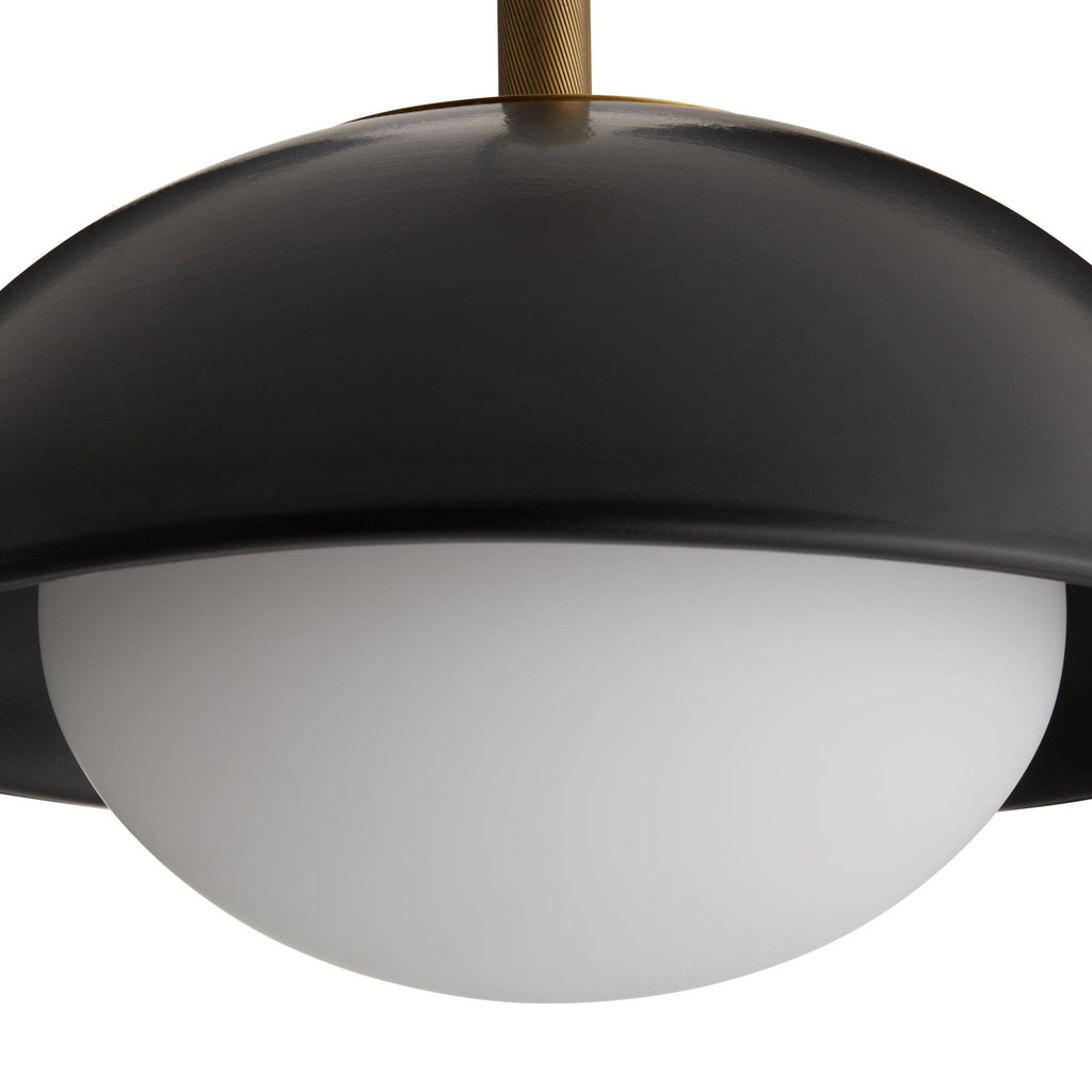 Signature Glaze Pendant – Black — view 9