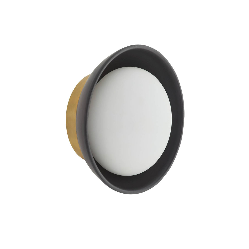Signature Glaze Small Wall Sconce – Black — view 3