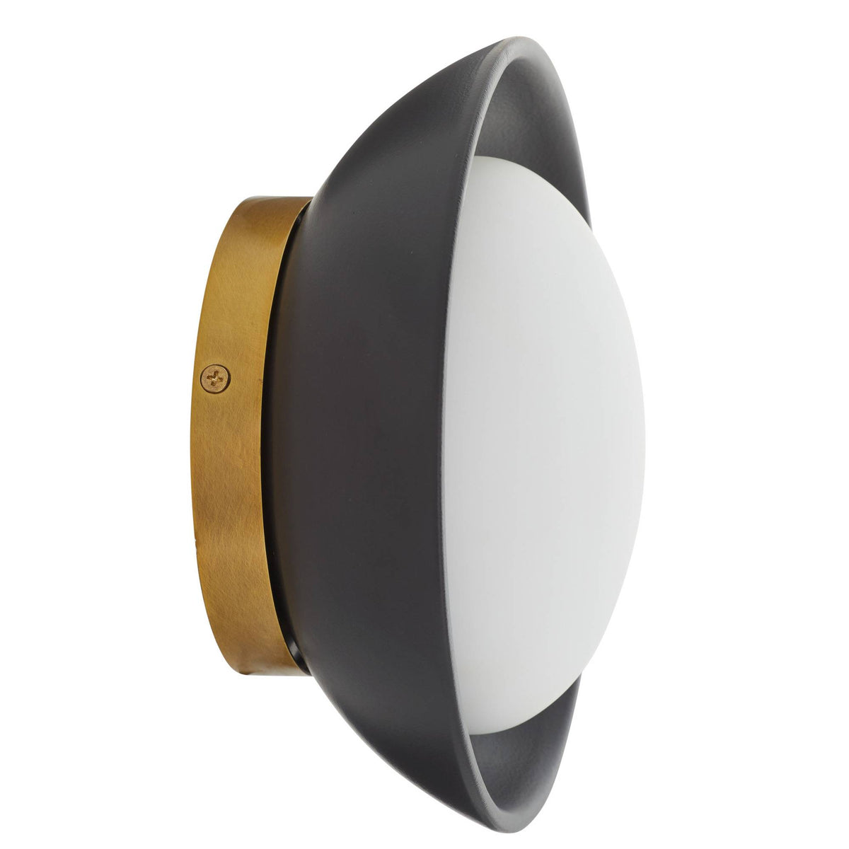 Signature Glaze Small Wall Sconce – Black — view 7