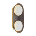 Signature Glaze Large Wall Sconce – Black — view 1