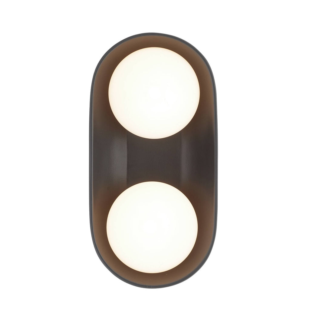 Signature Glaze Large Wall Sconce – Black — view 4