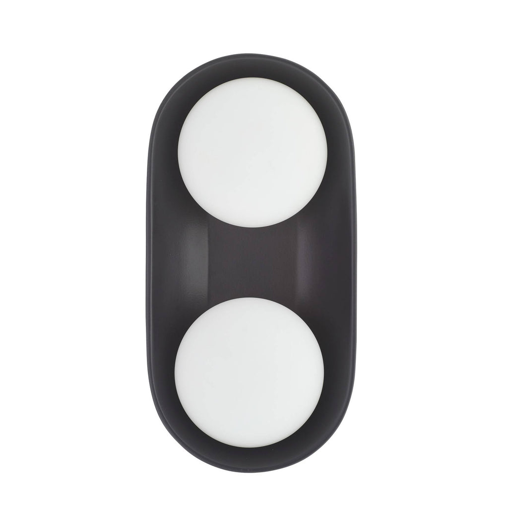 Signature Glaze Large Wall Sconce – Black — view 5