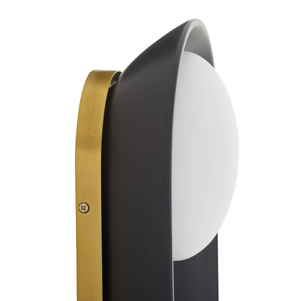 Signature Glaze Large Wall Sconce – Black — view 6