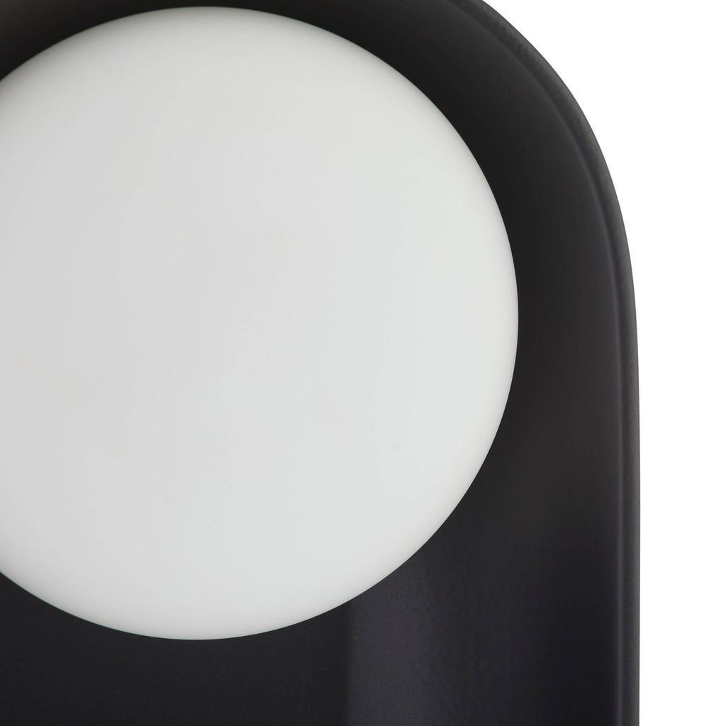 Signature Glaze Large Wall Sconce – Black — view 8