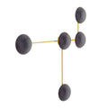 Signature Glaze Sculptural Wall Sconce – Black — view 1