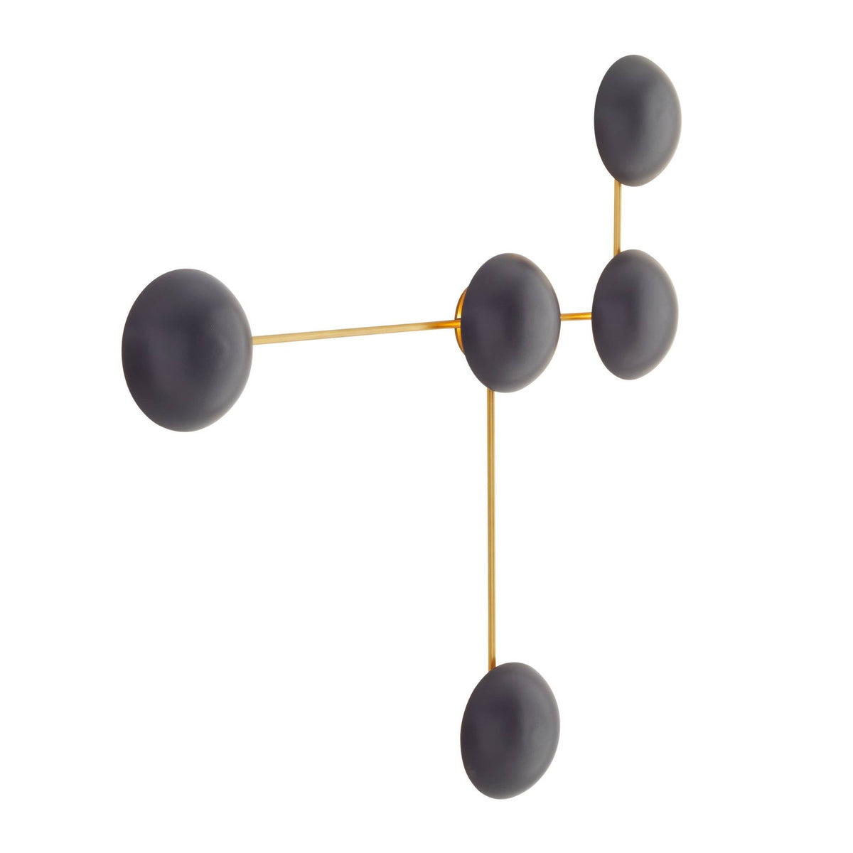 Signature Glaze Sculptural Wall Sconce – Black — view 1