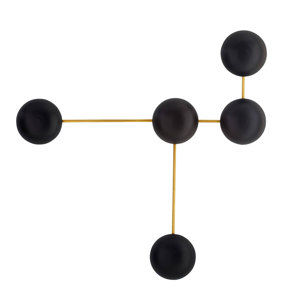 Signature Glaze Sculptural Wall Sconce – Black — view 5
