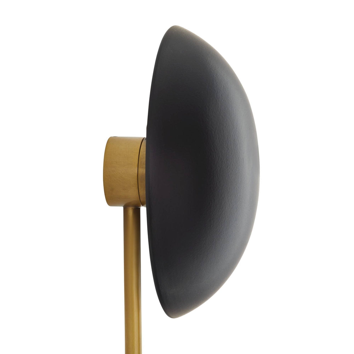 Signature Glaze Sculptural Wall Sconce – Black — view 6