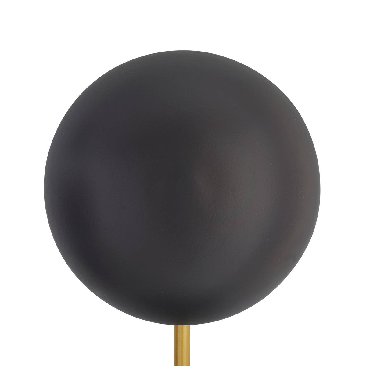 Signature Glaze Sculptural Wall Sconce – Black — view 8