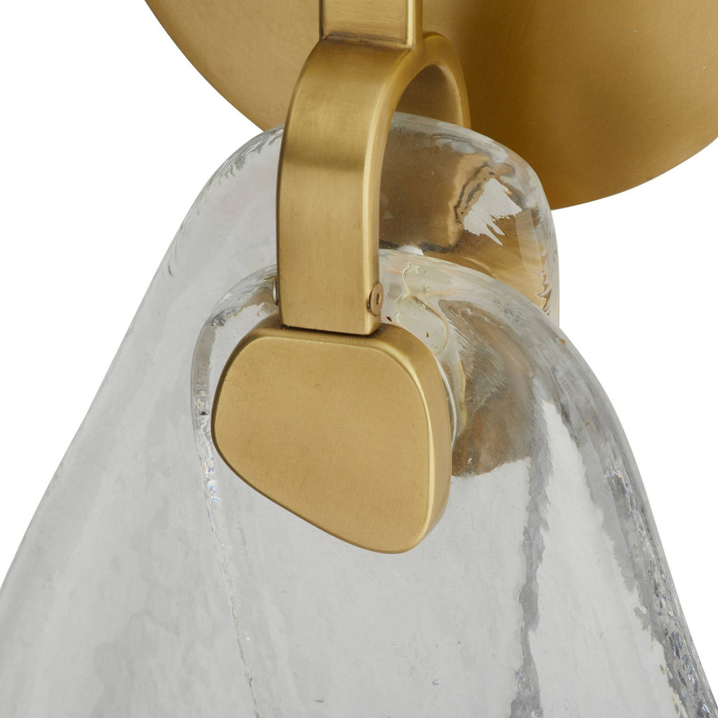 Sculptural Melt Wall Sconce – Gold — view 11