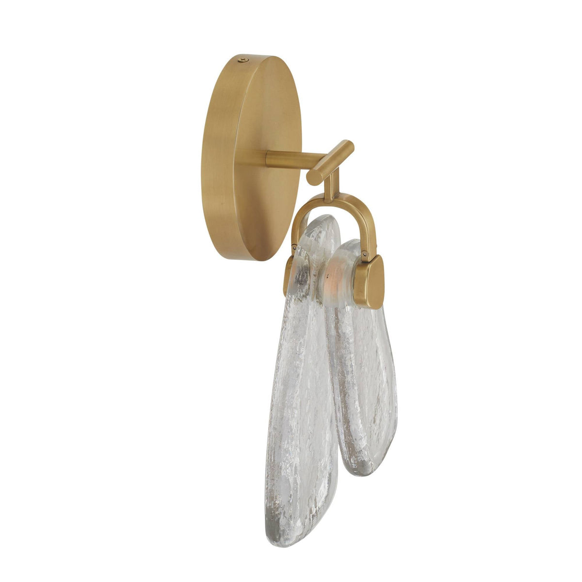Sculptural Melt Wall Sconce – Gold — view 12