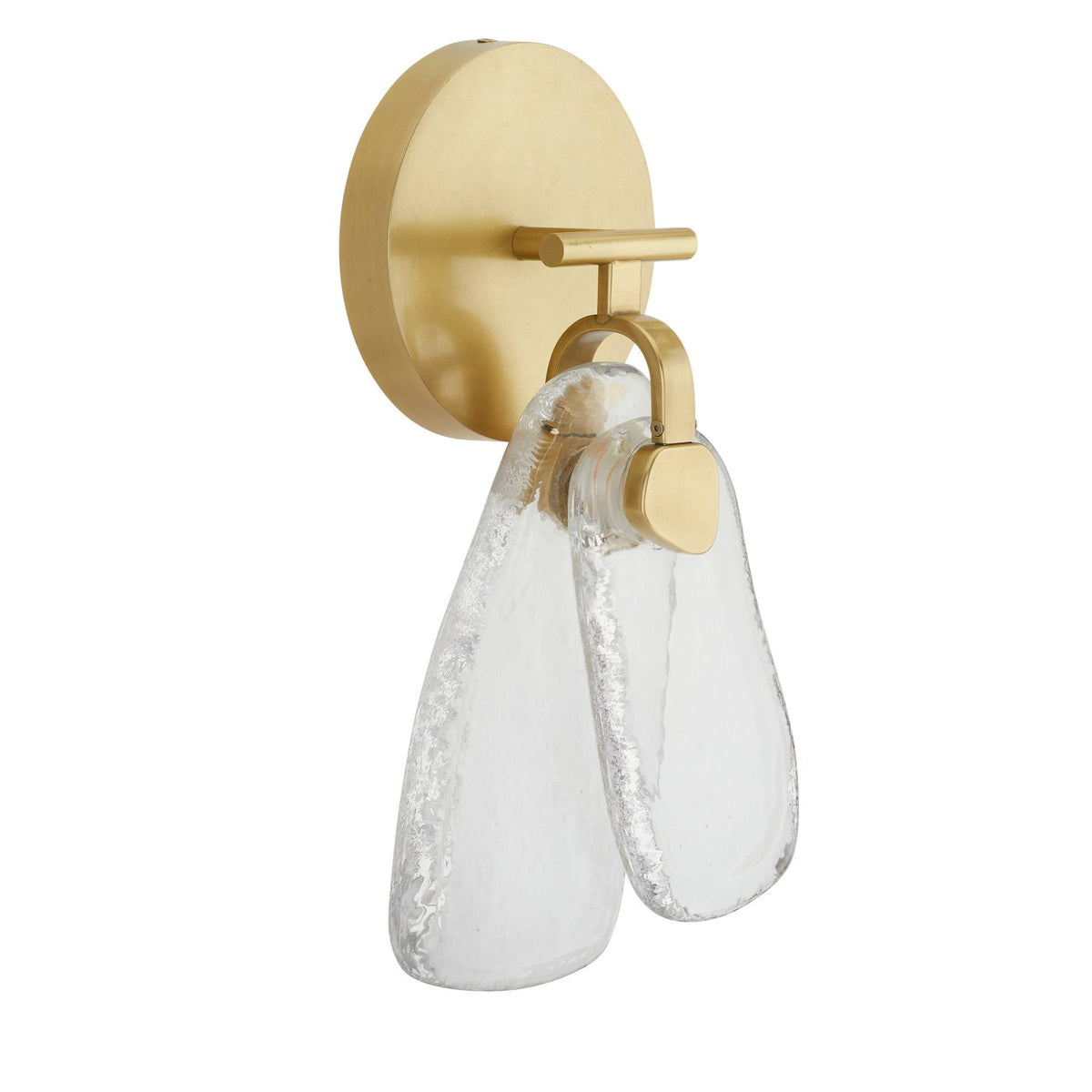 Sculptural Melt Wall Sconce – Gold — view 4