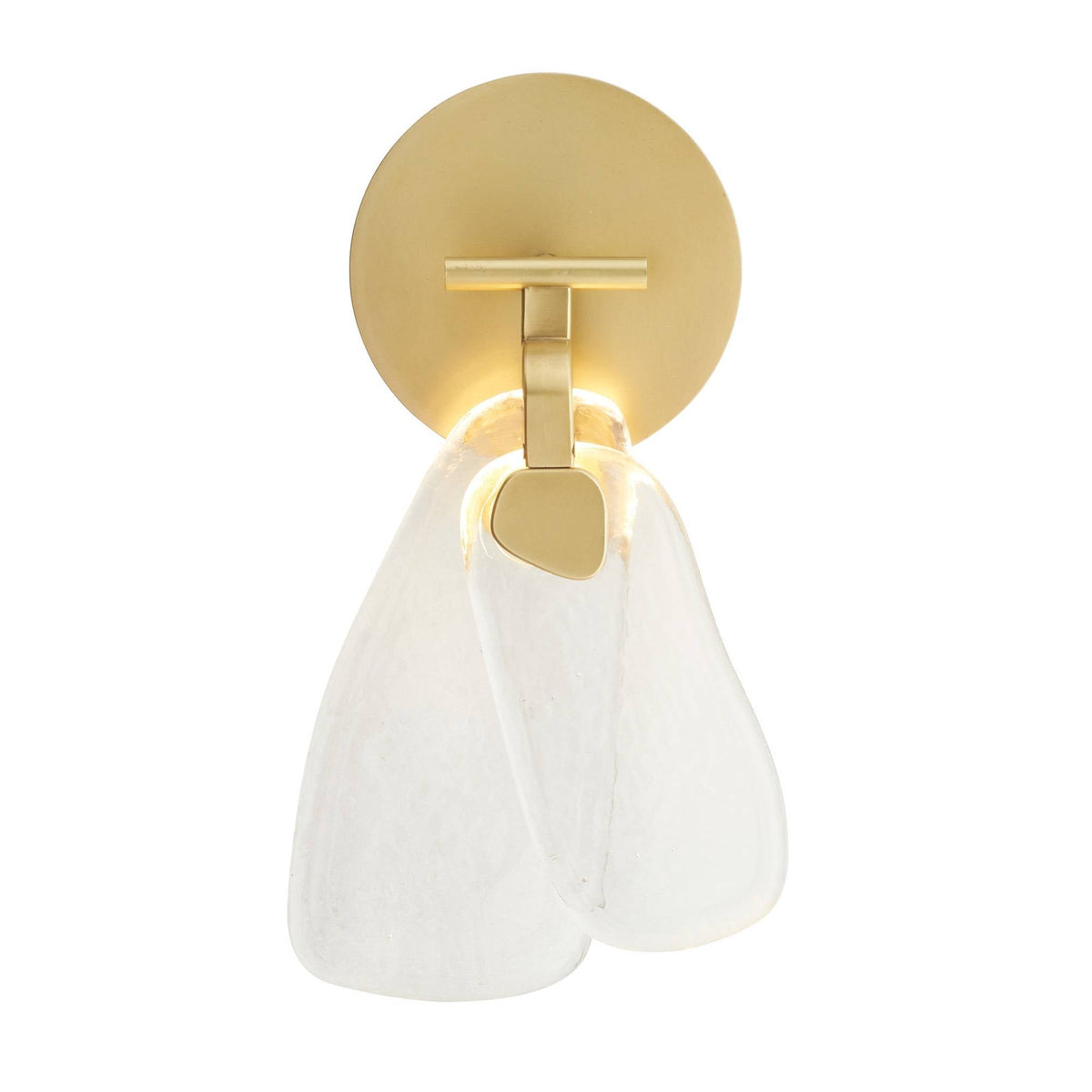 Sculptural Melt Wall Sconce – Gold — view 5