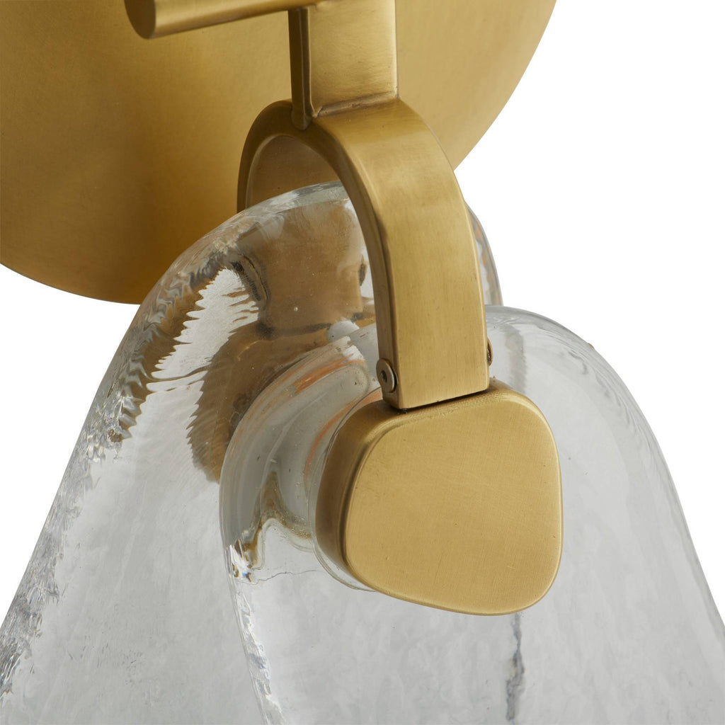 Sculptural Melt Wall Sconce – Gold — view 7