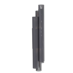 Heritage Punch Oversized Outdoor Wall Sconce – Gray
