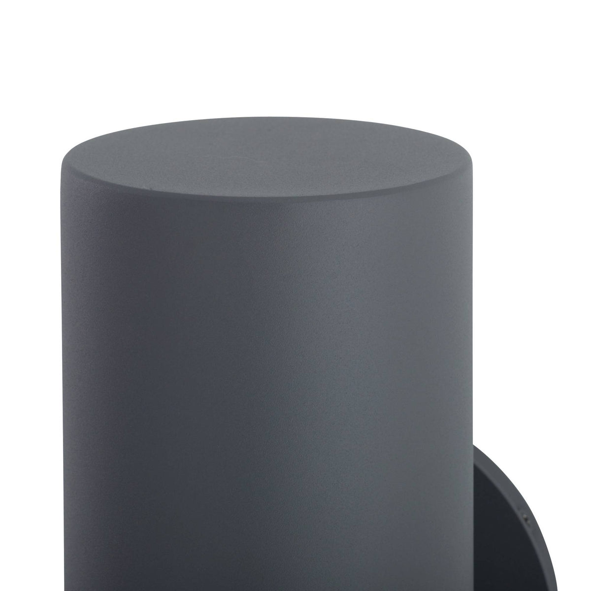 Heritage Punch Small Outdoor Wall Sconce – Gray — view 8