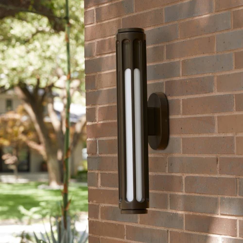 Sculptural Inset Outdoor Wall Sconce — view 2