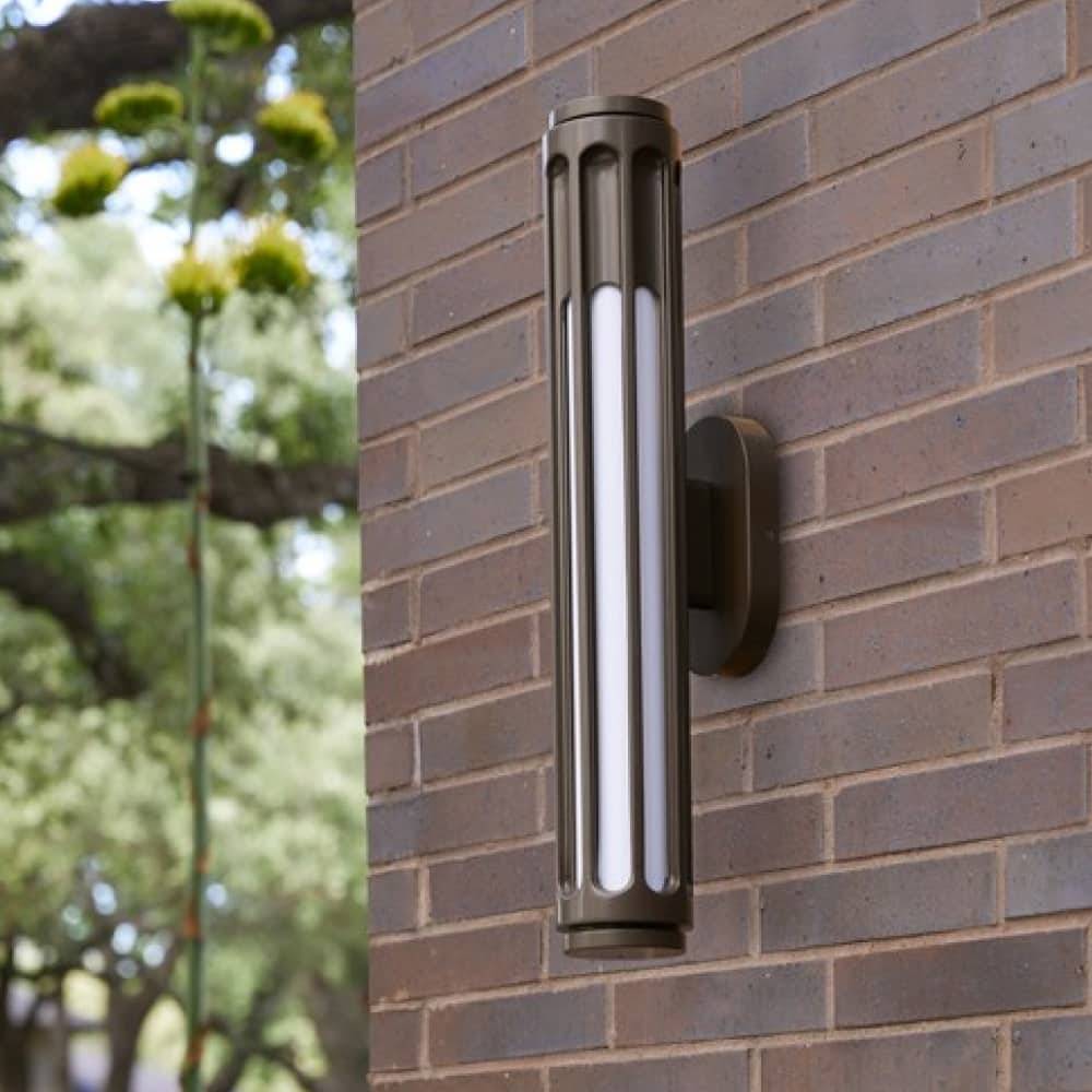Sculptural Inset Outdoor Wall Sconce — view 3