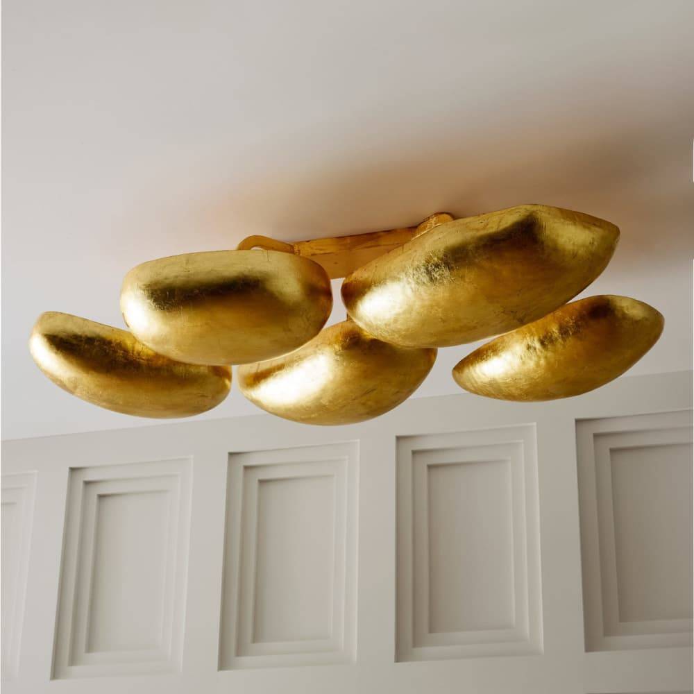 Artisan Theo Flush Mount – Gold — view 2