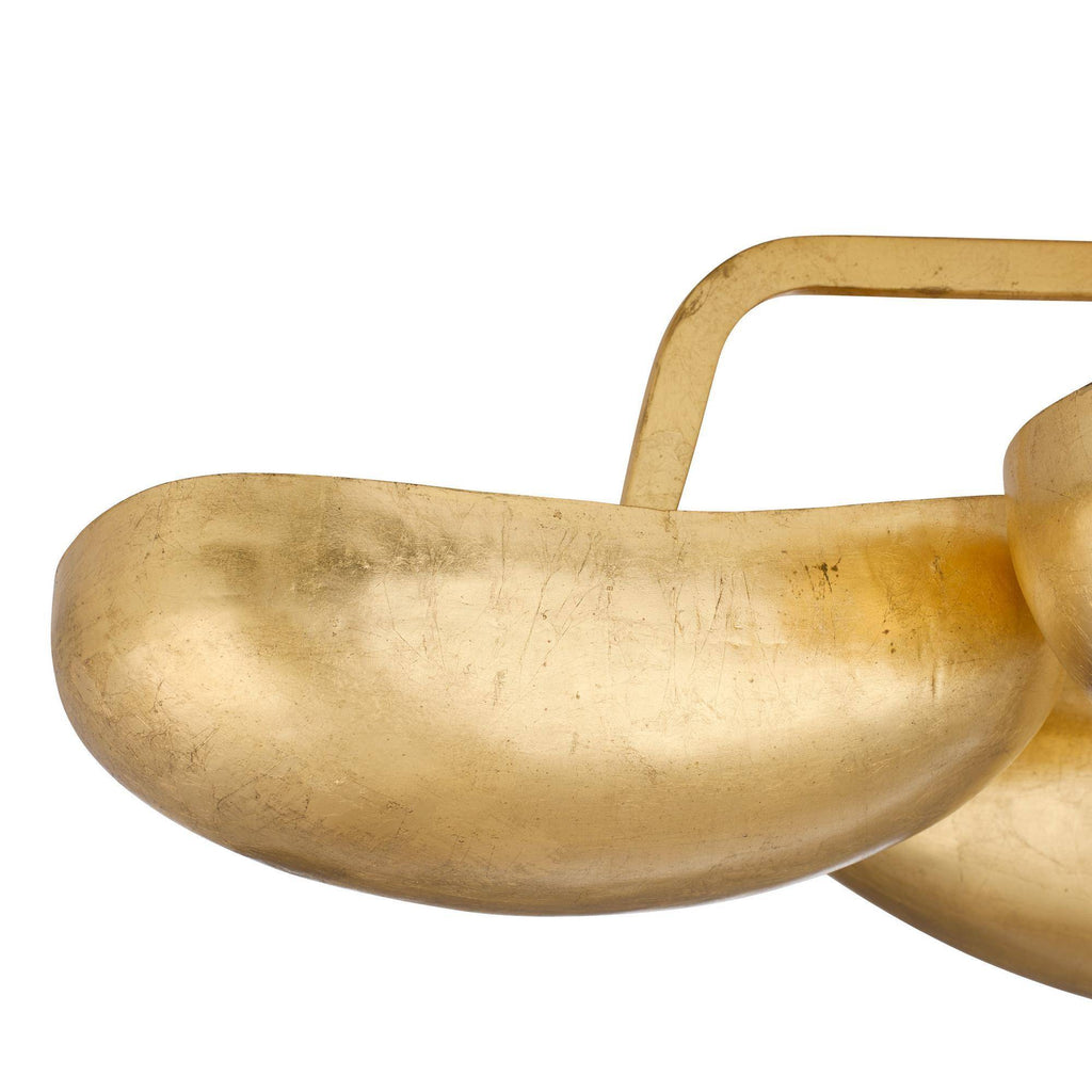 Artisan Theo Flush Mount – Gold — view 9