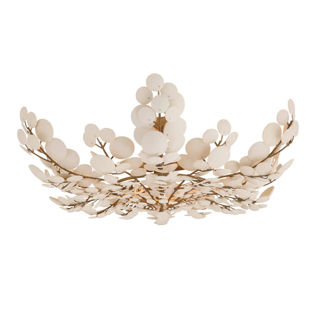 Heritage Bilal Flush Mount – White — view 1