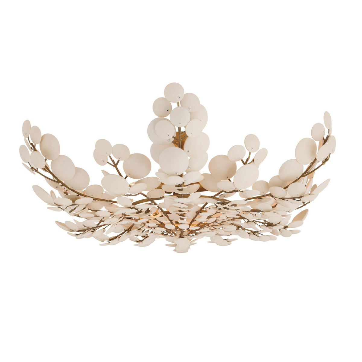 Heritage Bilal Flush Mount – White — view 1
