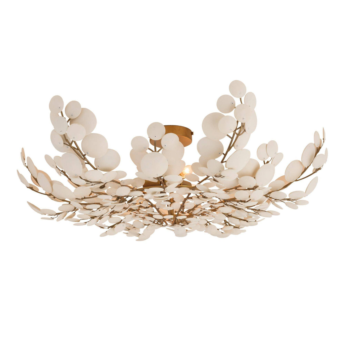 Heritage Bilal Flush Mount – White — view 4