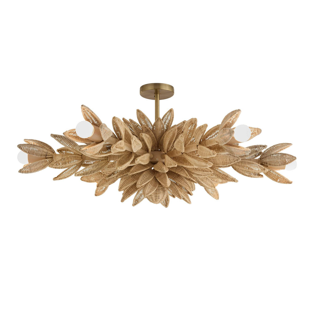Sculptural Kasai Semi-Flush — view 1