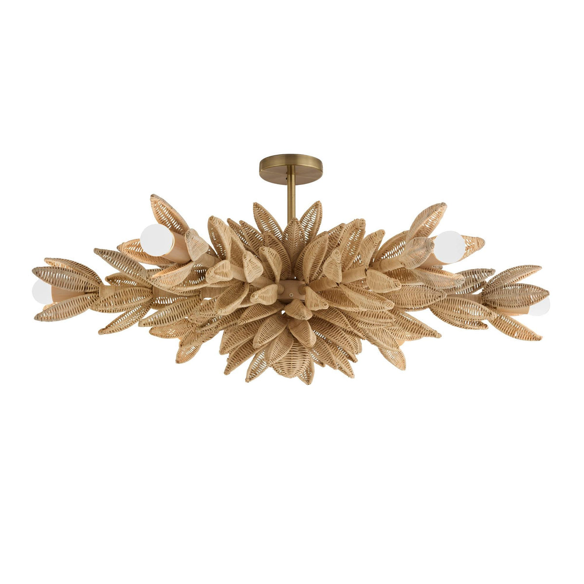 Sculptural Kasai Semi-Flush — view 1