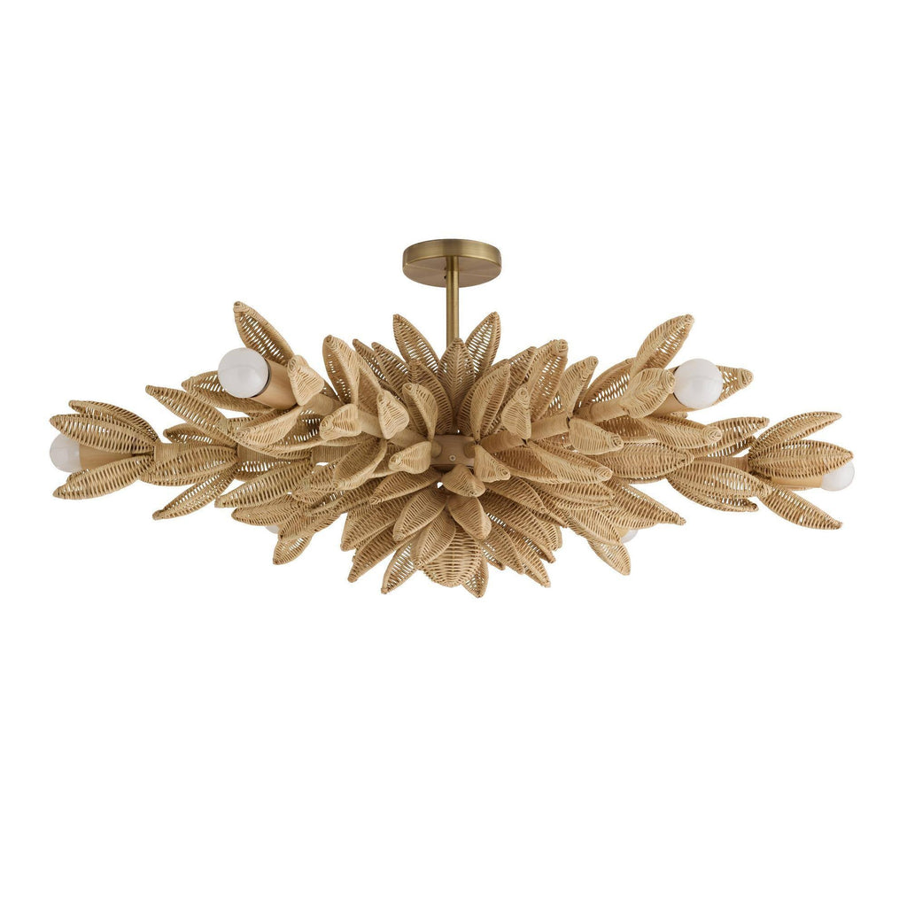 Sculptural Kasai Semi-Flush — view 4