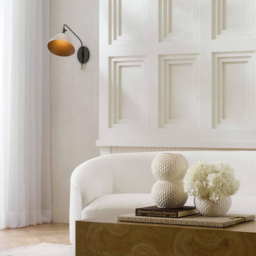 Sculptural Inlet Wall Sconce — view 2
