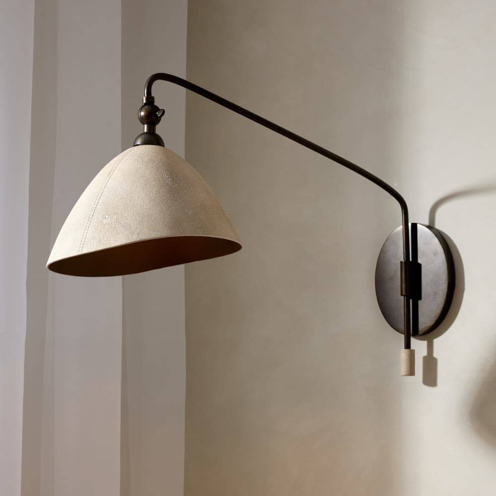 Sculptural Inlet Wall Sconce — view 3