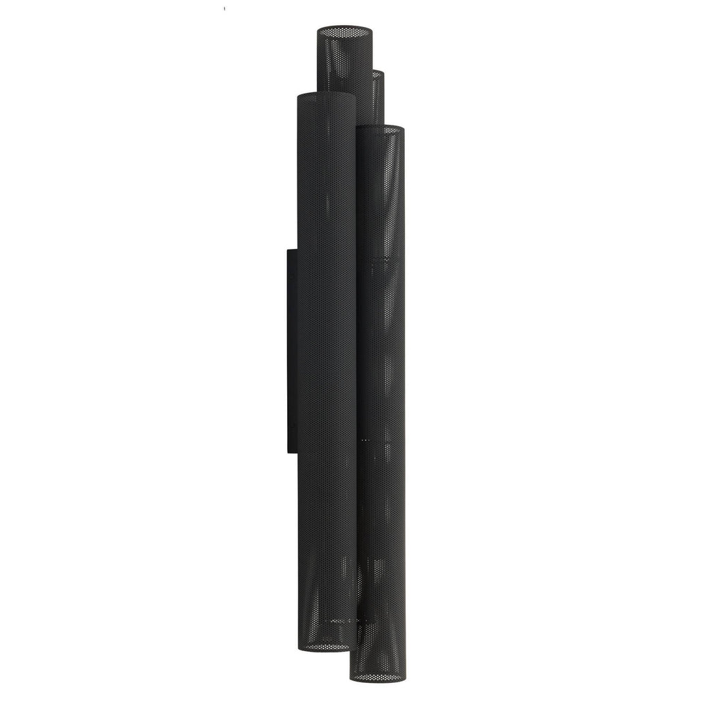 Heritage Punch Oversized Outdoor Wall Sconce – Black — view 2