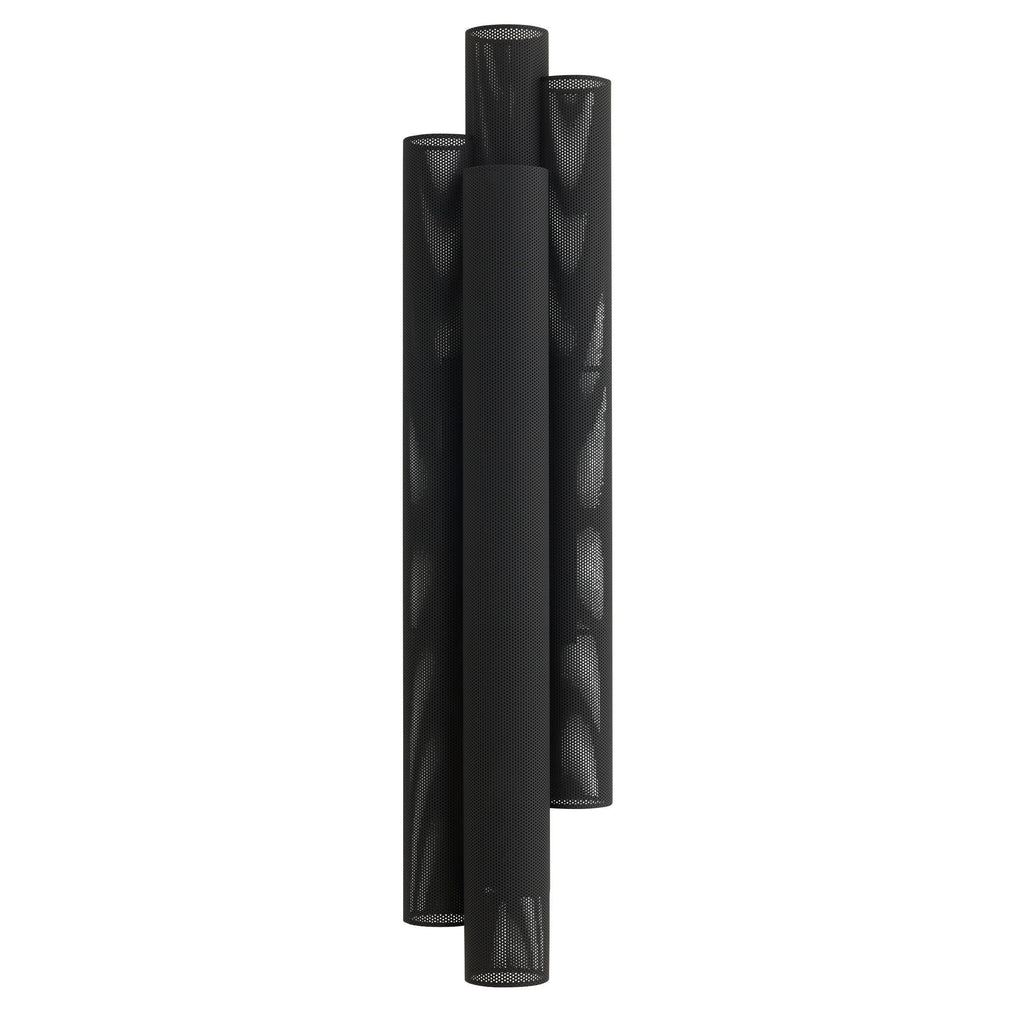 Heritage Punch Oversized Outdoor Wall Sconce – Black — view 4
